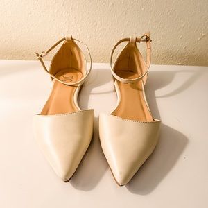 Journee Reba ankle strap flats